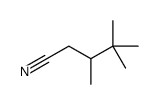 3,4,4-trimethylpentanenitrile Structure