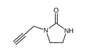 2-Imidazolidinone,1-(2-propynyl)-(9CI)结构式