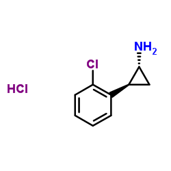 反-2-(2-氯苯基)环丙胺盐酸盐结构式
