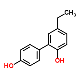 5-Ethylbiphenyl-2,4'-diol Structure