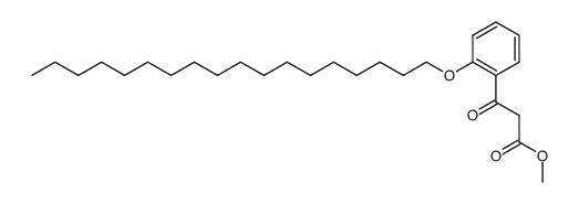 ortho-Octadecyloxybenzoylmethyl acetate Structure