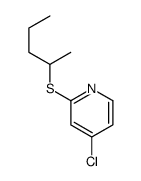 4-chloro-2-pentan-2-ylsulfanylpyridine结构式