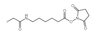 2,5-DIOXOPYRROLIDIN-1-YL 6-(2-IODOACETAMIDO)HEXANOATE Structure
