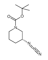 1,1-dimethylethyl (3S)-3-azidopiperidine-1-carboxylate Structure