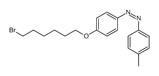 [4-(6-bromohexoxy)phenyl]-(4-methylphenyl)diazene Structure