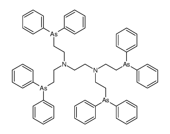 N,N,N',N'-tetrakis(2-diphenylarsanylethyl)ethane-1,2-diamine结构式