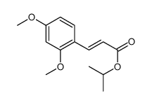 propan-2-yl 3-(2,4-dimethoxyphenyl)prop-2-enoate Structure