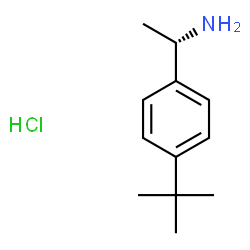 (S)-1-(4-(tert-butyl)phenyl)ethan-1-amine hcl Structure