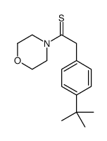 2-(4-tert-butyl-phenyl)-1-morpholin-4-yl-ethanethione结构式