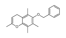 2,5,7,8-tetramethyl-6-phenylmethoxy-4H-chromene Structure