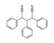 1,2,3-triphenyl-1,3-propanedicarbonitrile结构式