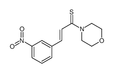 1-morpholin-4-yl-3-(3-nitrophenyl)prop-2-ene-1-thione结构式