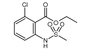 Ethyl 2-Chloro-6-(methylsulfonamido)benzoate Structure