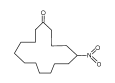 5-Nitrocyclopentadecanon结构式