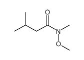 N-Methoxy-N,3-Dimethylbutanamide Structure