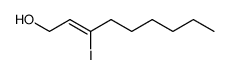 (Z)-3-Iodo-2-nonen-1-ol Structure