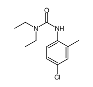 3-(4-chloro-2-methylphenyl)-1,1-diethylurea结构式