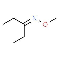 3-Pentanone O-methyl oxime Structure