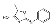 2-anilino-5-methyl-1,3-oxazol-4-one结构式