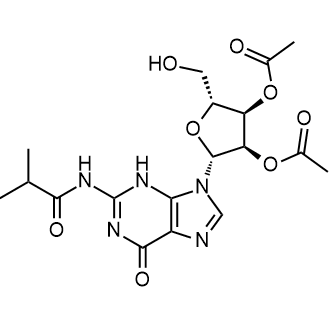 Guanosine-9-17N, N-(2-methyl-1-oxopropyl)-, 2′,3′-diacetate picture
