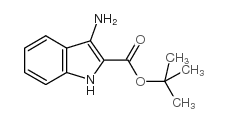 3-AMINO-1H-INDOLE-2-CARBOXYLIC ACID TERT-BUTYL ESTER Structure