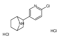 exo-(+)-1R,2R,4S-2-(6-Chloro-3-pyridinyl)-7-azabicyclo[2.2.1]heptane dihydrochloride structure