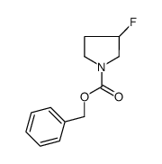 benzyl 3-fluoropyrrolidine-1-carboxylate结构式