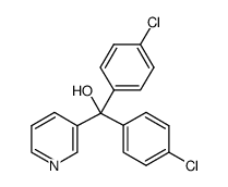 BIS-(4-CHLOROPHENYL)PYRIDIN-3-YL-METHANOL structure