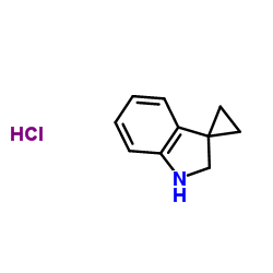 1',2'‐dihydrospiro[cyclopropane‐1,3'‐indole] hydrochloride Structure