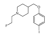 1-(2-fluoroethyl)-4-[(4-iodophenoxy)methyl]piperidine结构式