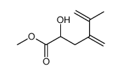 methyl 2-hydroxy-5-methyl-4-methylidenehex-5-enoate结构式