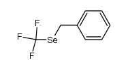 benzyl trifluoromethyl selenide Structure