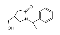 (4S)-4-(hydroxymethyl)-1-[(1S)-1-phenylethyl]pyrrolidin-2-one Structure