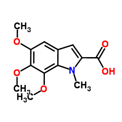 5,6,7-TRIMETHOXY-1-METHYL-1H-INDOLE-2-CARBOXYLIC ACID picture