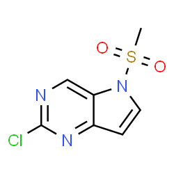 2-Chloro-5-(methylsulfonyl)-5H-pyrrolo[3,2-d]pyrimidine图片