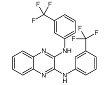 2-N,3-N-bis[3-(trifluoromethyl)phenyl]quinoxaline-2,3-diamine Structure