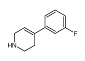 4-(3-Fluorophenyl)-1,2,3,6-tetrahydropyridine Structure