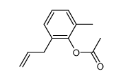 acetic acid-(2-allyl-6-methyl-phenyl ester) Structure