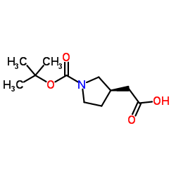 (R)-N-Boc-3-pyrrolidineacetic acid picture