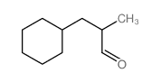 3-cyclohexyl-2-methyl-propanal Structure
