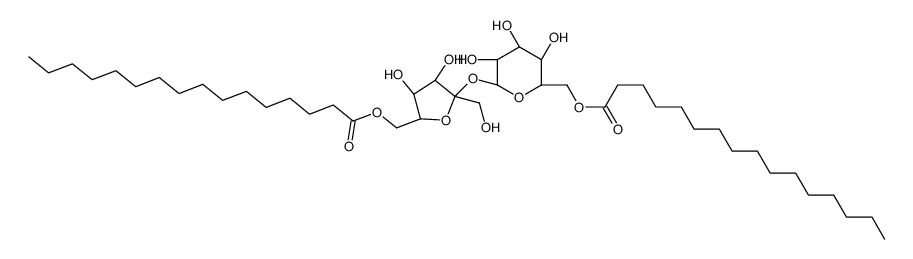 [(2R,3S,4S,5R,6R)-6-[(2S,3S,4S,5R)-5-(hexadecanoyloxymethyl)-3,4-dihydroxy-2-(hydroxymethyl)oxolan-2-yl]oxy-3,4,5-trihydroxyoxan-2-yl]methyl hexadecanoate Structure