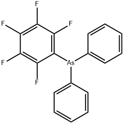 (Pentafluorophenyl)diphenylarsine structure