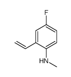 Benzenamine, 2-ethenyl-4-fluoro-N-methyl- (9CI) structure