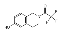 2-(trifluoroacetyl)-1,2,3,4-tetrahydro-6-isoquinolinol Structure