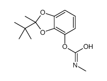 (2-tert-butyl-2-methyl-1,3-benzodioxol-4-yl) N-methylcarbamate Structure