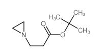 1-Aziridinepropanoicacid, 1,1-dimethylethyl ester结构式