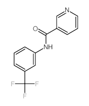 3-Pyridinecarboxamide,N-[3-(trifluoromethyl)phenyl]- Structure