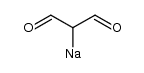 Sodium malondialdehyde. Structure