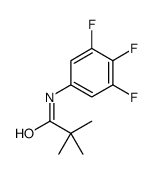 2,2-dimethyl-N-(3,4,5-trifluorophenyl)propanamide结构式