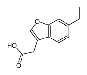 2-(6-ethyl-1-benzofuran-3-yl)acetic acid Structure